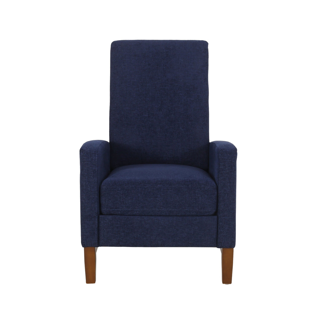 Fauteuil inclinable manuel en bois de 27 pouces de large, fauteuil de salon confortable pour le salon