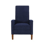 Fauteuil inclinable manuel en bois de 27 pouces de large, fauteuil de salon confortable pour le salon