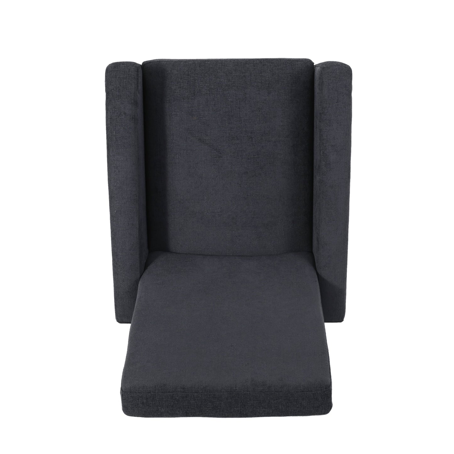 Fauteuil inclinable manuel en bois de 27 pouces de large, fauteuil de salon confortable pour le salon