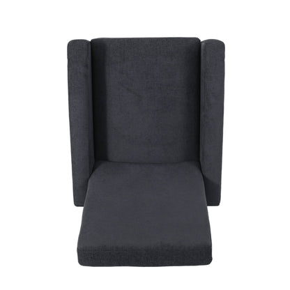 Fauteuil inclinable manuel en bois de 27 pouces de large, fauteuil de salon confortable pour le salon