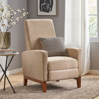 Fauteuil inclinable manuel en bois de 27 pouces de large, fauteuil de salon confortable pour le salon