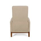 Fauteuil inclinable manuel en bois de 27 pouces de large, fauteuil de salon confortable pour le salon