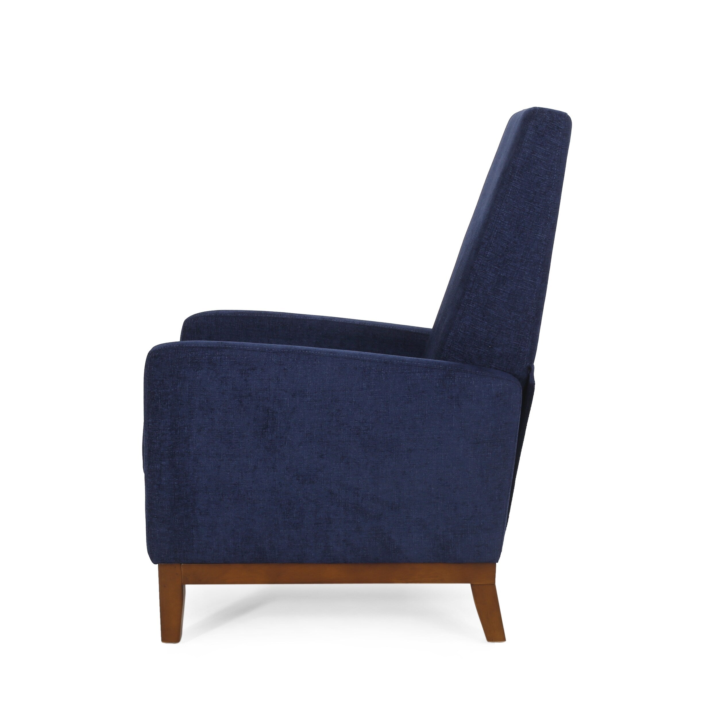 Fauteuil inclinable manuel en bois de 27 pouces de large, fauteuil de salon confortable pour le salon