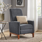 Fauteuil inclinable manuel en bois de 27 pouces de large, fauteuil de salon confortable pour le salon