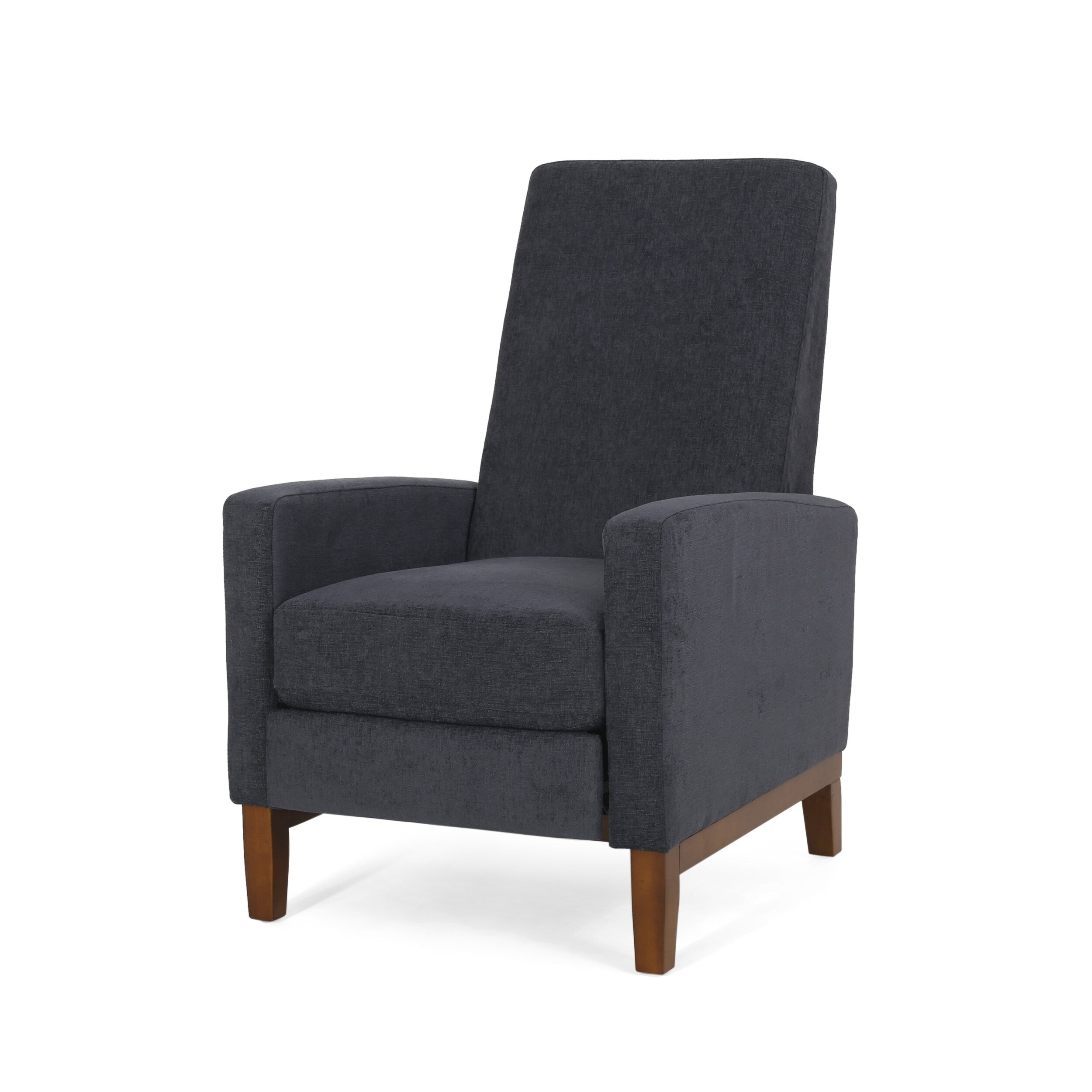 Fauteuil inclinable manuel en bois de 27 pouces de large, fauteuil de salon confortable pour le salon