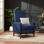 Fauteuil inclinable manuel en bois de 27 pouces de large, fauteuil de salon confortable pour le salon