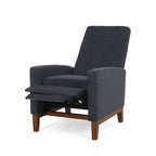 Fauteuil inclinable manuel en bois de 27 pouces de large, fauteuil de salon confortable pour le salon