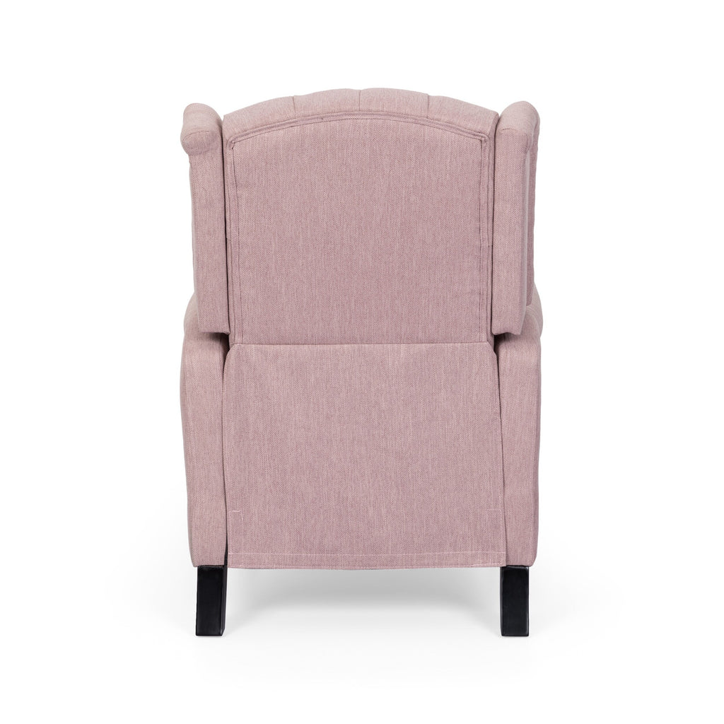 Fauteuil inclinable manuel large Roomfitters 28 pouces, élégant fauteuil inclinable pour salon, chambre, rose