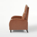 Fauteuil inclinable standard en similicuir de 33,5 po de large, marron