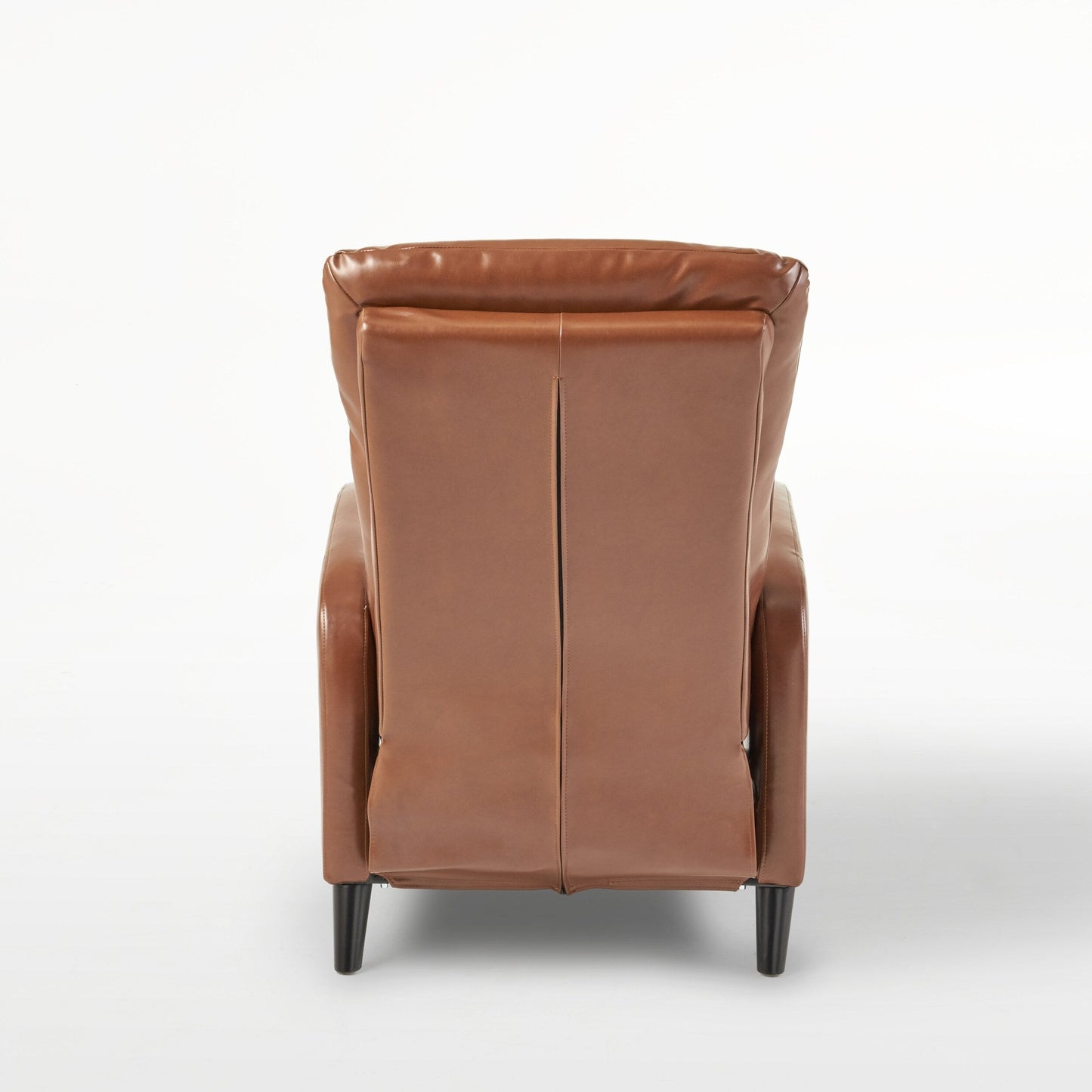 Fauteuil inclinable standard en similicuir de 33,5 po de large, marron
