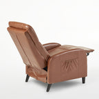 Fauteuil inclinable standard en similicuir de 33,5 po de large, marron