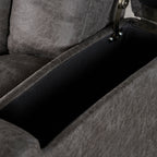 Fauteuil inclinable standard électrique Roomfitters 33 avec rangement pour accoudoirs et port USB, ardoise