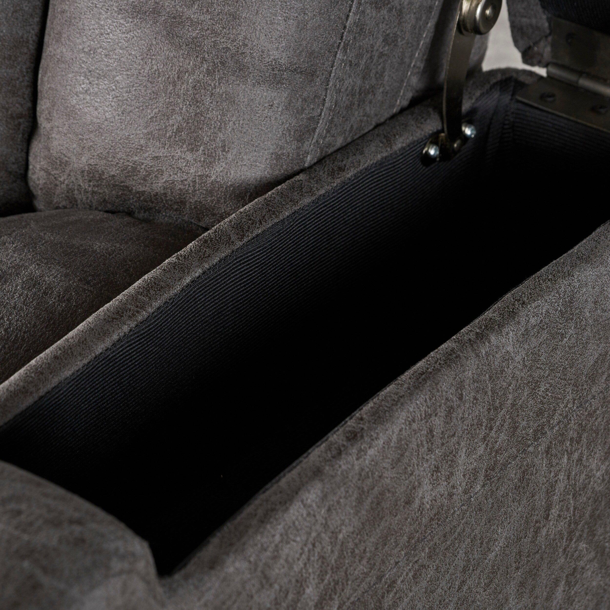 Fauteuil inclinable standard électrique Roomfitters 33 avec rangement pour accoudoirs et port USB, ardoise