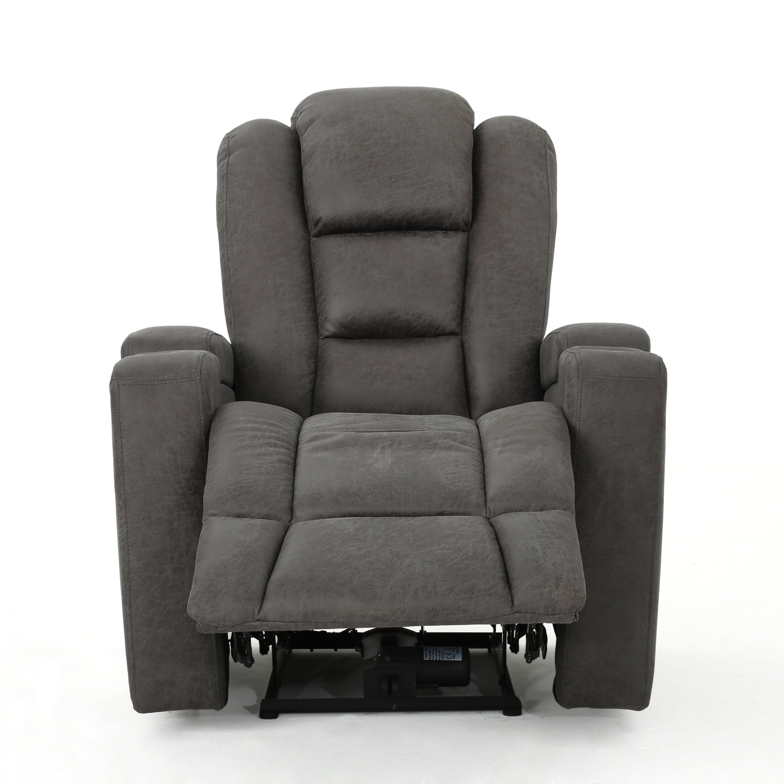 Fauteuil inclinable standard électrique Roomfitters 33 avec rangement pour accoudoirs et port USB, ardoise