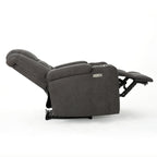 Fauteuil inclinable standard électrique Roomfitters 33 avec rangement pour accoudoirs et port USB, ardoise