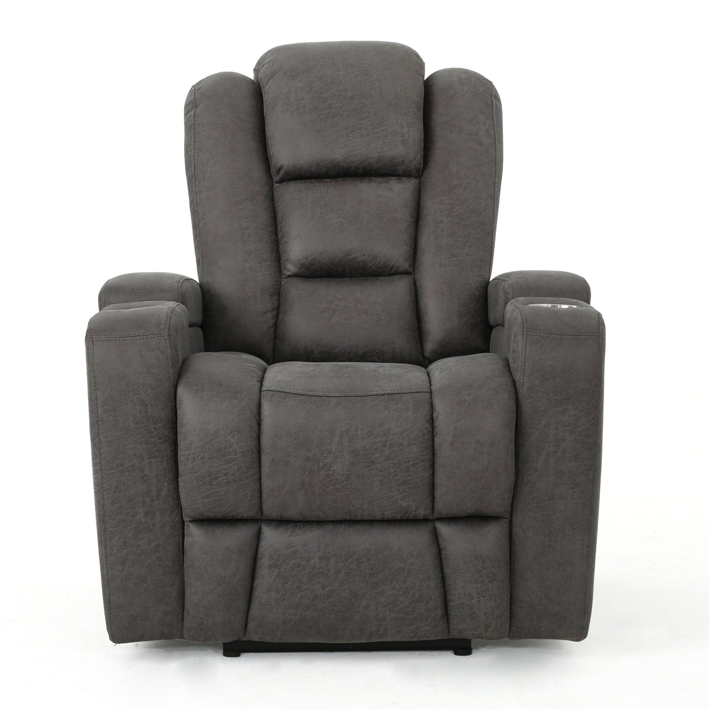 Fauteuil inclinable standard électrique Roomfitters 33 avec rangement pour accoudoirs et port USB, ardoise