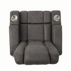 Fauteuil inclinable standard électrique Roomfitters 33 avec rangement pour accoudoirs et port USB, ardoise