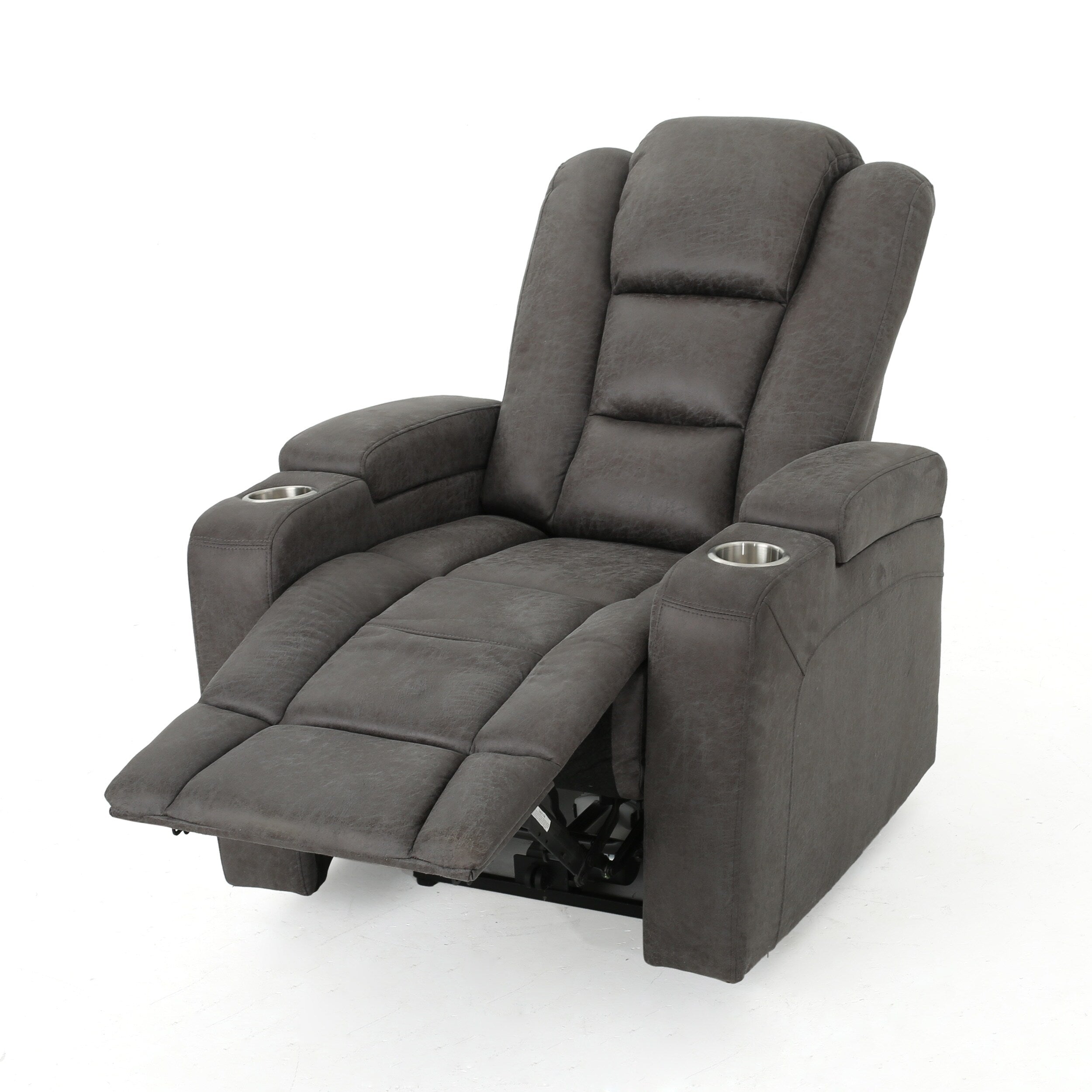 Fauteuil inclinable standard électrique Roomfitters 33 avec rangement pour accoudoirs et port USB, ardoise