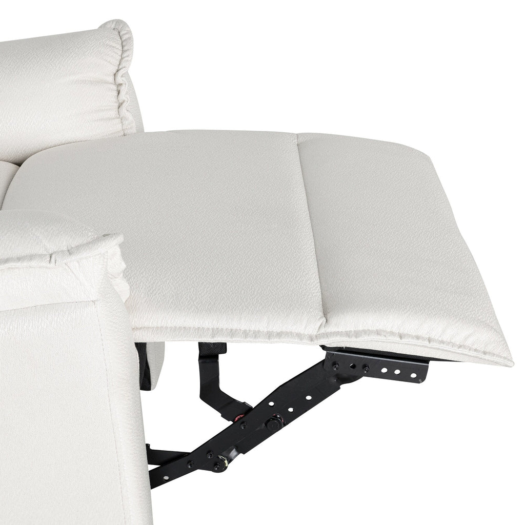 Fauteuil inclinable manuel pivotant à 360° de Roomfitters, canapé inclinable polyvalent pour cinéma et fauteuil à bascule pour chambre d'enfant