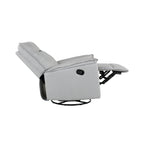 Fauteuil inclinable manuel pivotant à 360° de Roomfitters, canapé inclinable polyvalent pour cinéma et fauteuil à bascule pour chambre d'enfant