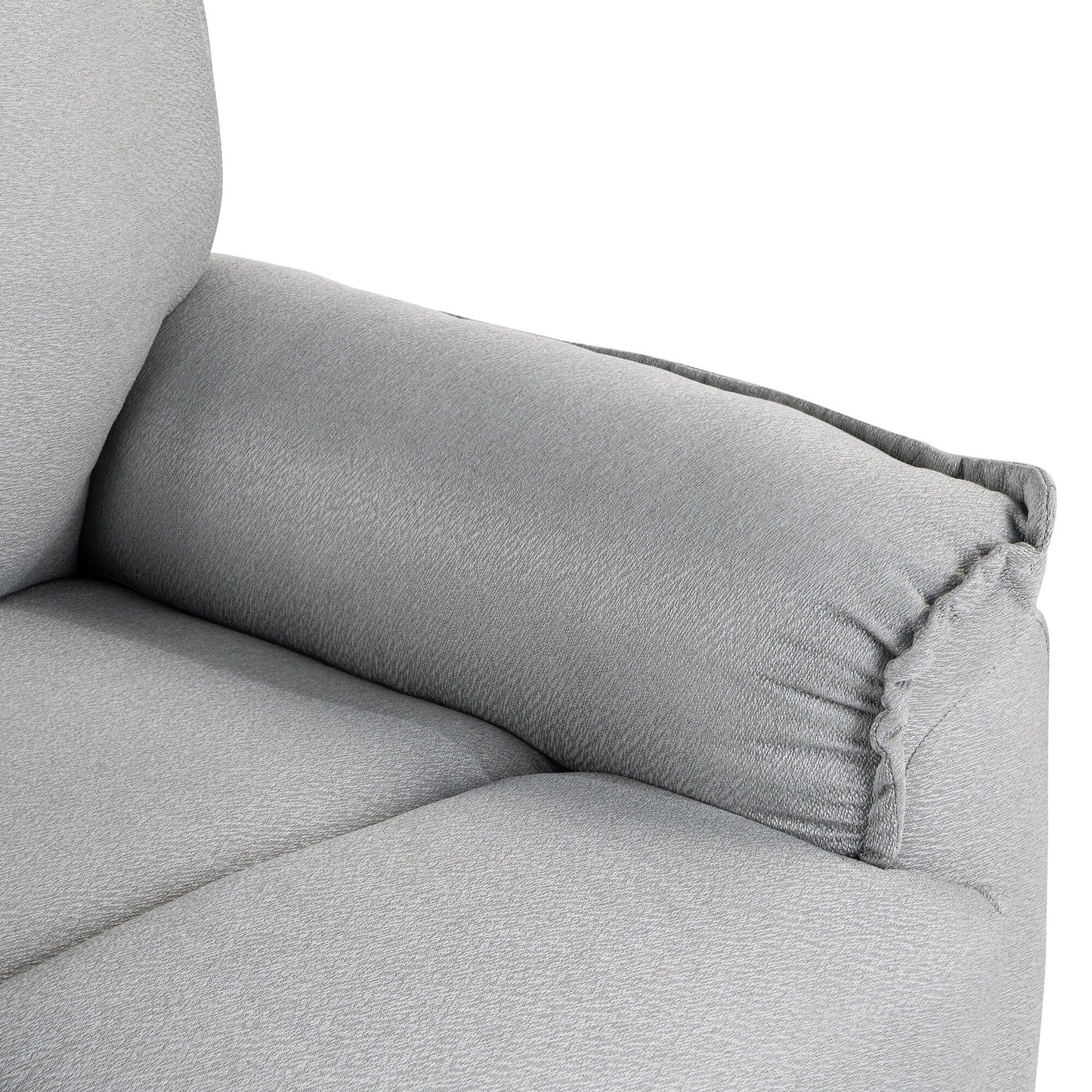 Fauteuil inclinable manuel pivotant à 360° de Roomfitters, canapé inclinable polyvalent pour cinéma et fauteuil à bascule pour chambre d'enfant