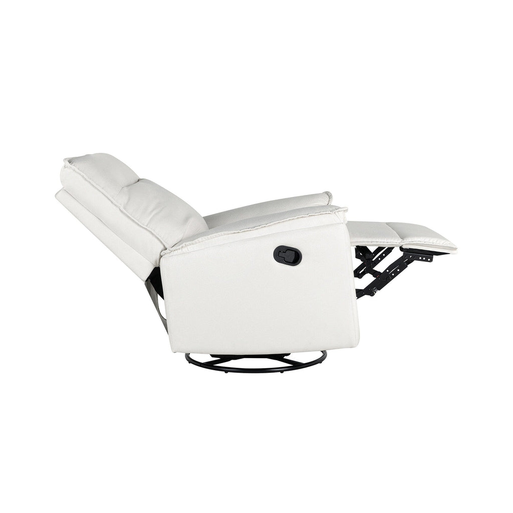 Fauteuil inclinable manuel pivotant à 360° de Roomfitters, canapé inclinable polyvalent pour cinéma et fauteuil à bascule pour chambre d'enfant