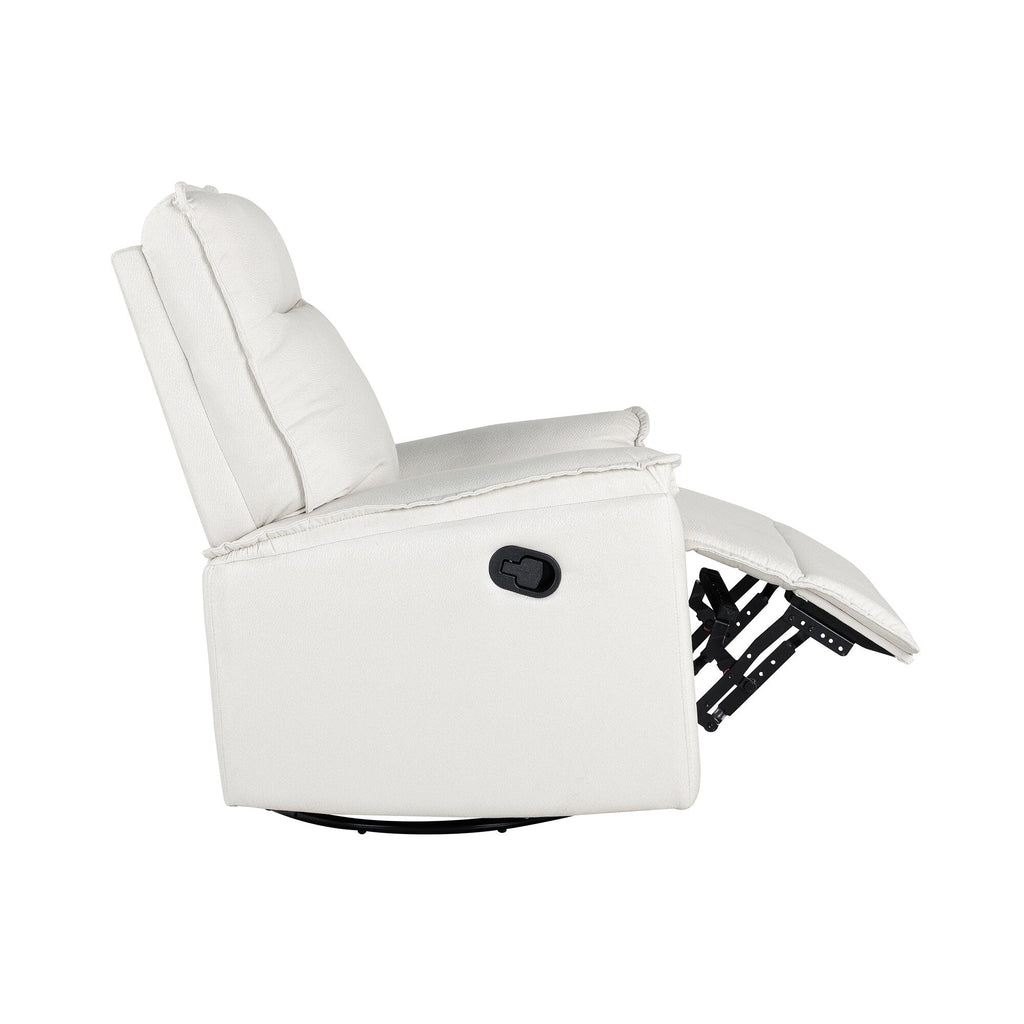 Fauteuil inclinable manuel pivotant à 360° de Roomfitters, canapé inclinable polyvalent pour cinéma et fauteuil à bascule pour chambre d'enfant