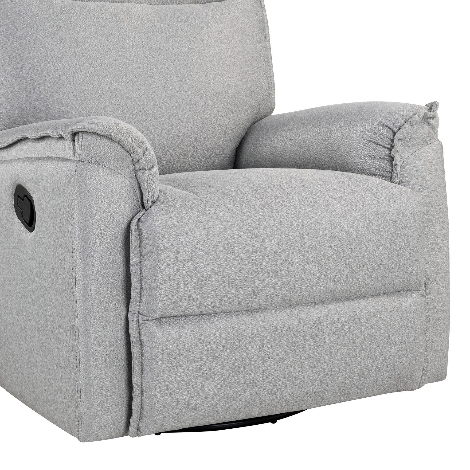 Fauteuil inclinable manuel pivotant à 360° de Roomfitters, canapé inclinable polyvalent pour cinéma et fauteuil à bascule pour chambre d'enfant
