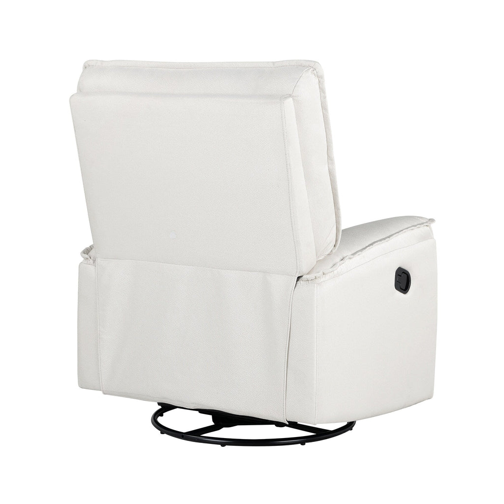 Fauteuil inclinable manuel pivotant à 360° de Roomfitters, canapé inclinable polyvalent pour cinéma et fauteuil à bascule pour chambre d'enfant