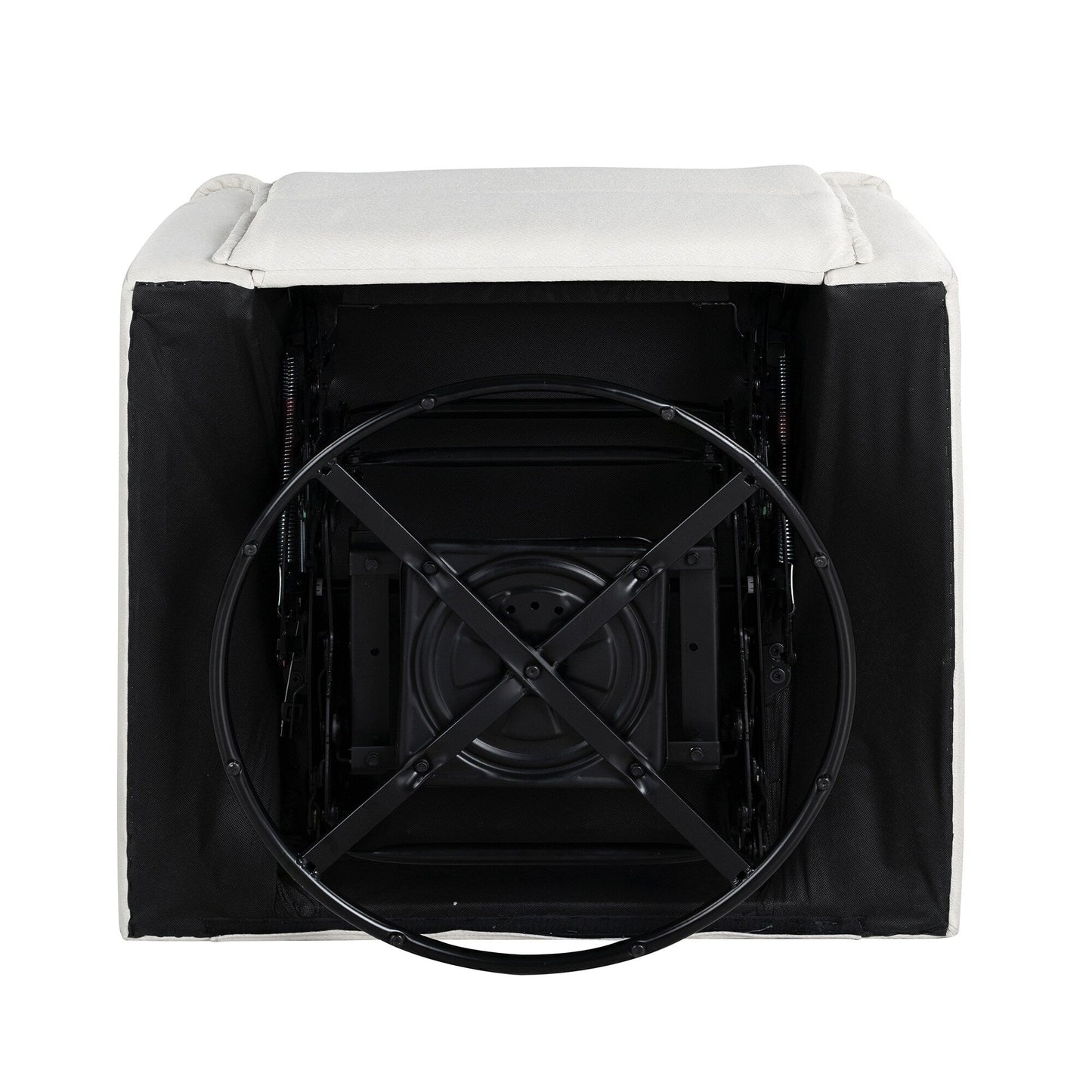 Fauteuil inclinable manuel pivotant à 360° de Roomfitters, canapé inclinable polyvalent pour cinéma et fauteuil à bascule pour chambre d'enfant