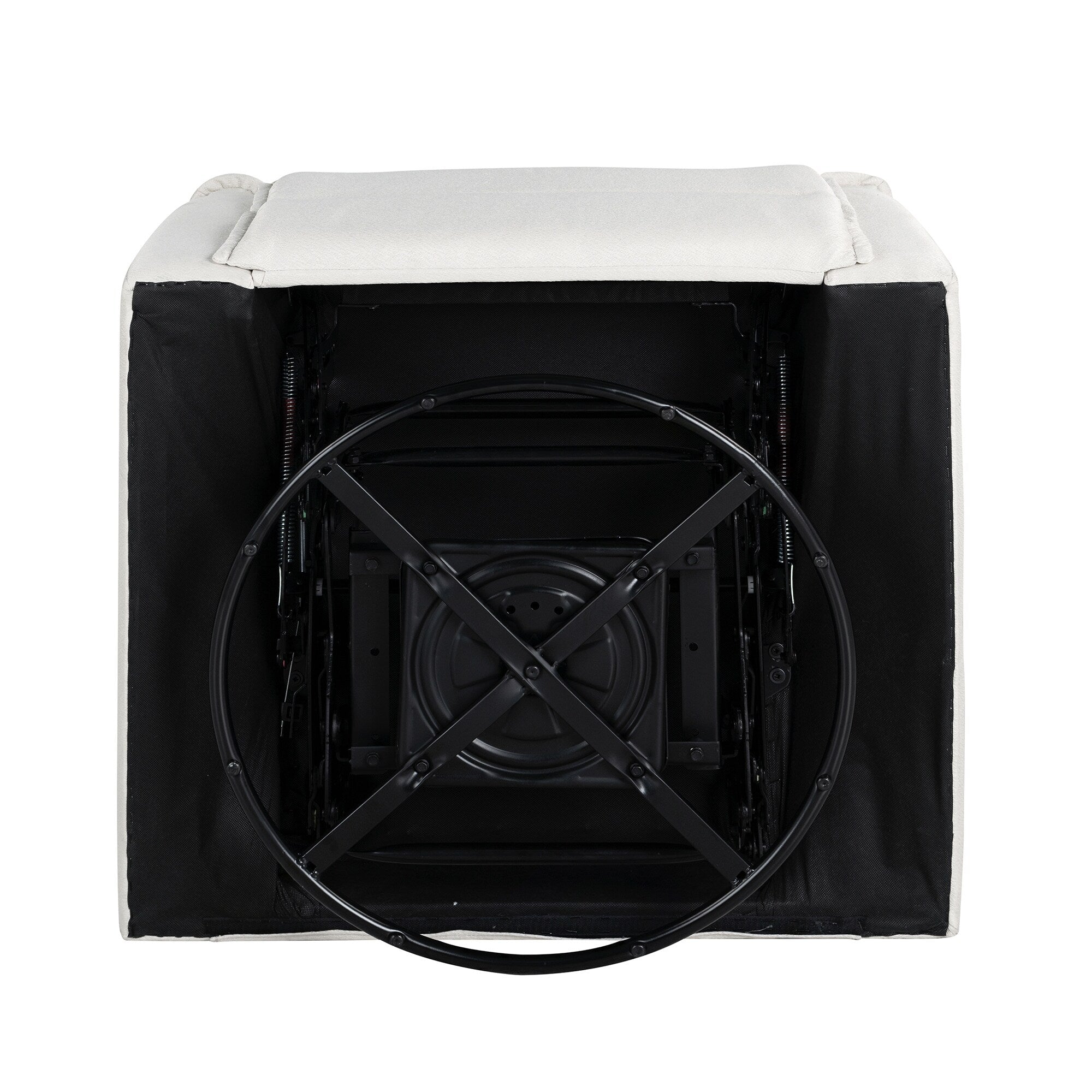 Fauteuil inclinable manuel pivotant à 360° de Roomfitters, canapé inclinable polyvalent pour cinéma et fauteuil à bascule pour chambre d'enfant
