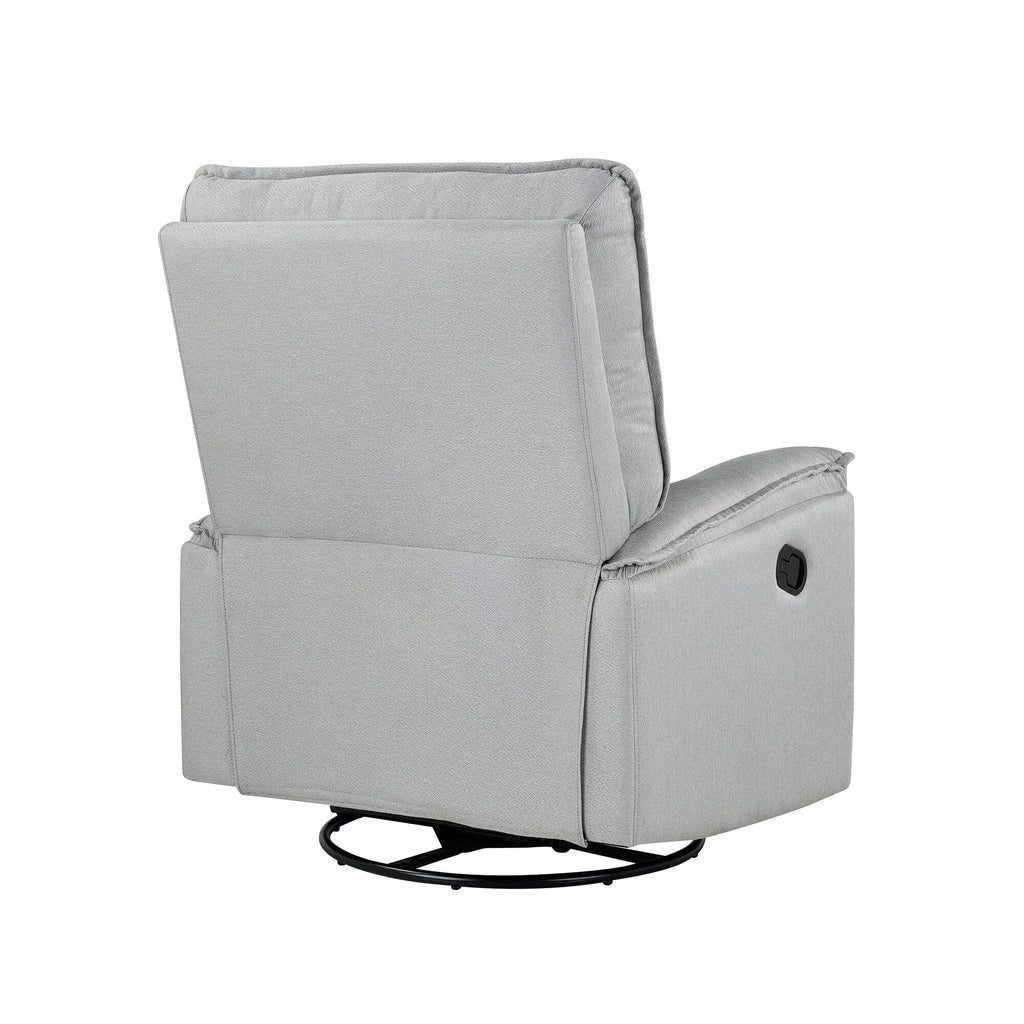 Fauteuil inclinable manuel pivotant à 360° de Roomfitters, canapé inclinable polyvalent pour cinéma et fauteuil à bascule pour chambre d'enfant