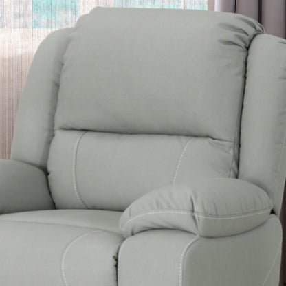 Fauteuil inclinable standard pivotant manuel en similicuir de 39 pouces de large, confortable et idéal pour le salon.