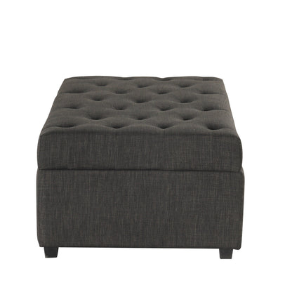 Canapé-lit ottoman pliable Roomfitters 49.6 avec matelas en mousse à mémoire de forme et design capitonné