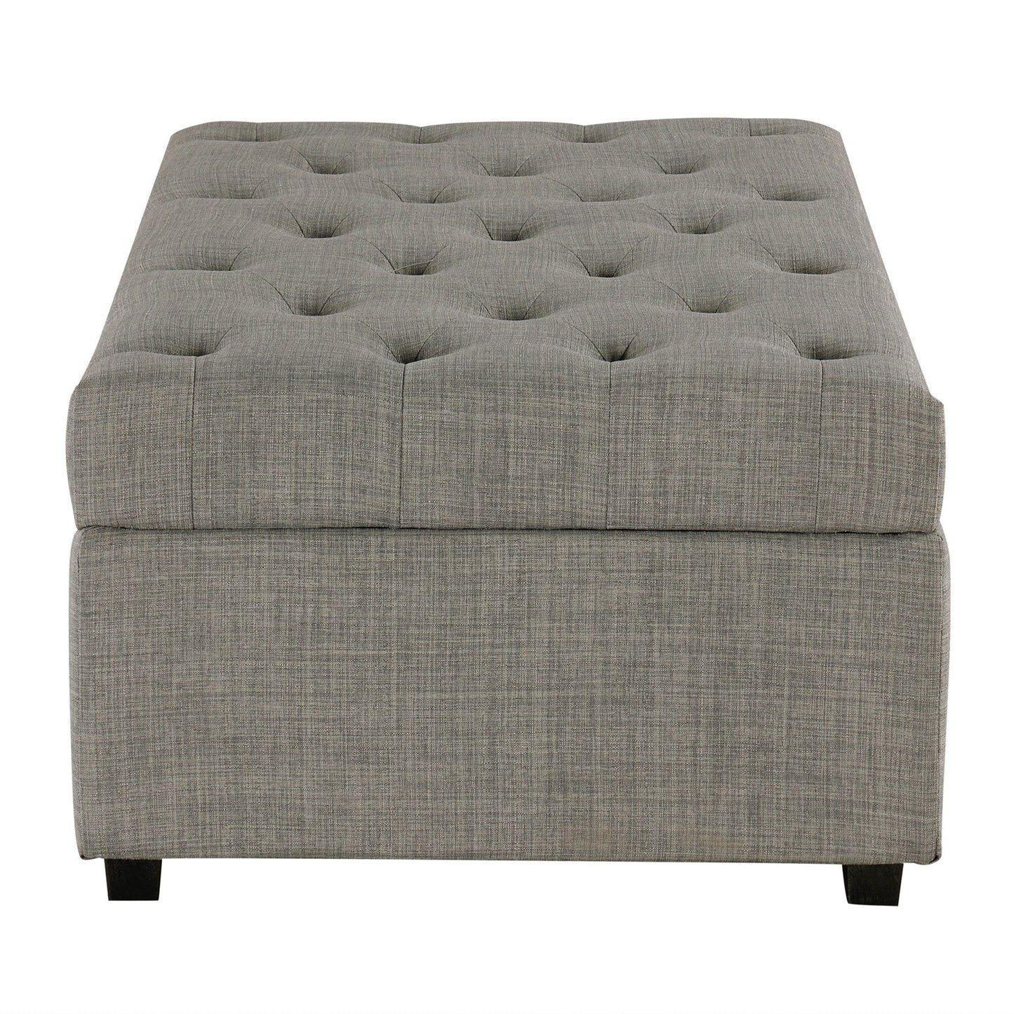 Canapé-lit ottoman pliable Roomfitters 49.6 avec matelas en mousse à mémoire de forme et design capitonné