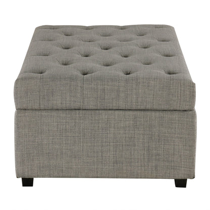 Canapé-lit ottoman pliable Roomfitters 49.6 avec matelas en mousse à mémoire de forme et design capitonné