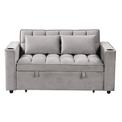 Canapé-lit multifonction Roomfitters 58 4-1 avec porte-gobelet et port USB pour salon ou appartement