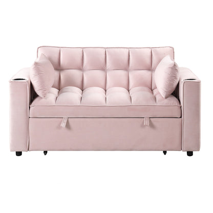Canapé-lit multifonction Roomfitters 58 4-1 avec porte-gobelet et port USB pour salon ou appartement