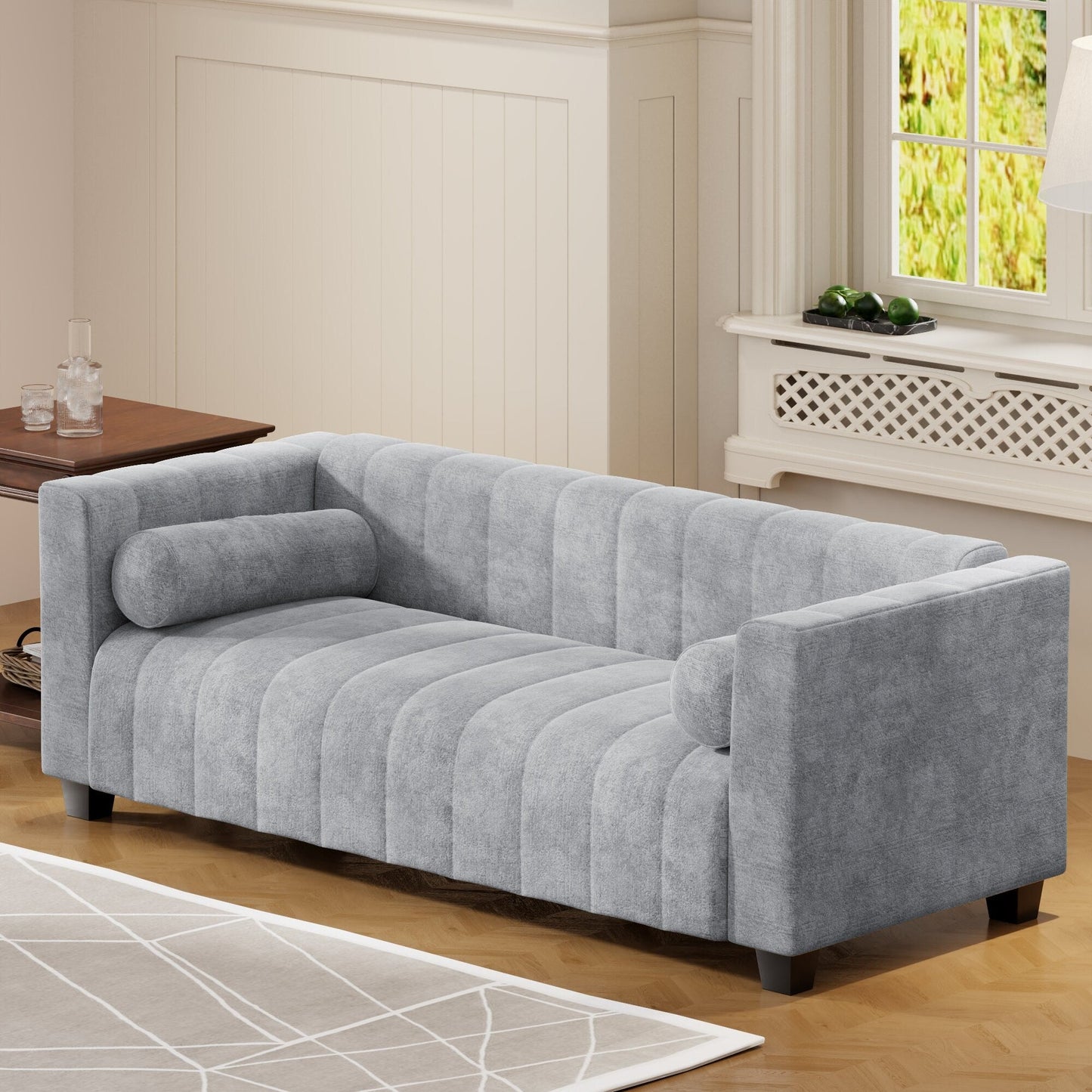 Canapé rembourré Roomfitters 78,7 pouces pour salon, chambre, salon, style simplifié