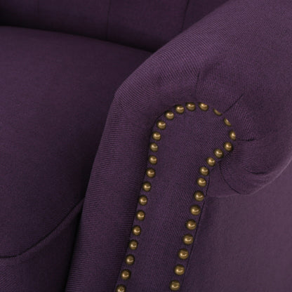 Fauteuil inclinable à dossier relevable avec accoudoirs roulés de Roomfitters, profitez d'un confort cocooning