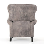 Fauteuil inclinable à dossier relevable avec accoudoirs roulés de Roomfitters, profitez d'un confort cocooning