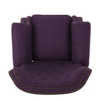 Fauteuil inclinable à dossier relevable avec accoudoirs roulés de Roomfitters, profitez d'un confort cocooning