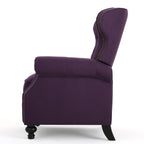 Fauteuil inclinable à dossier relevable avec accoudoirs roulés de Roomfitters, profitez d'un confort cocooning