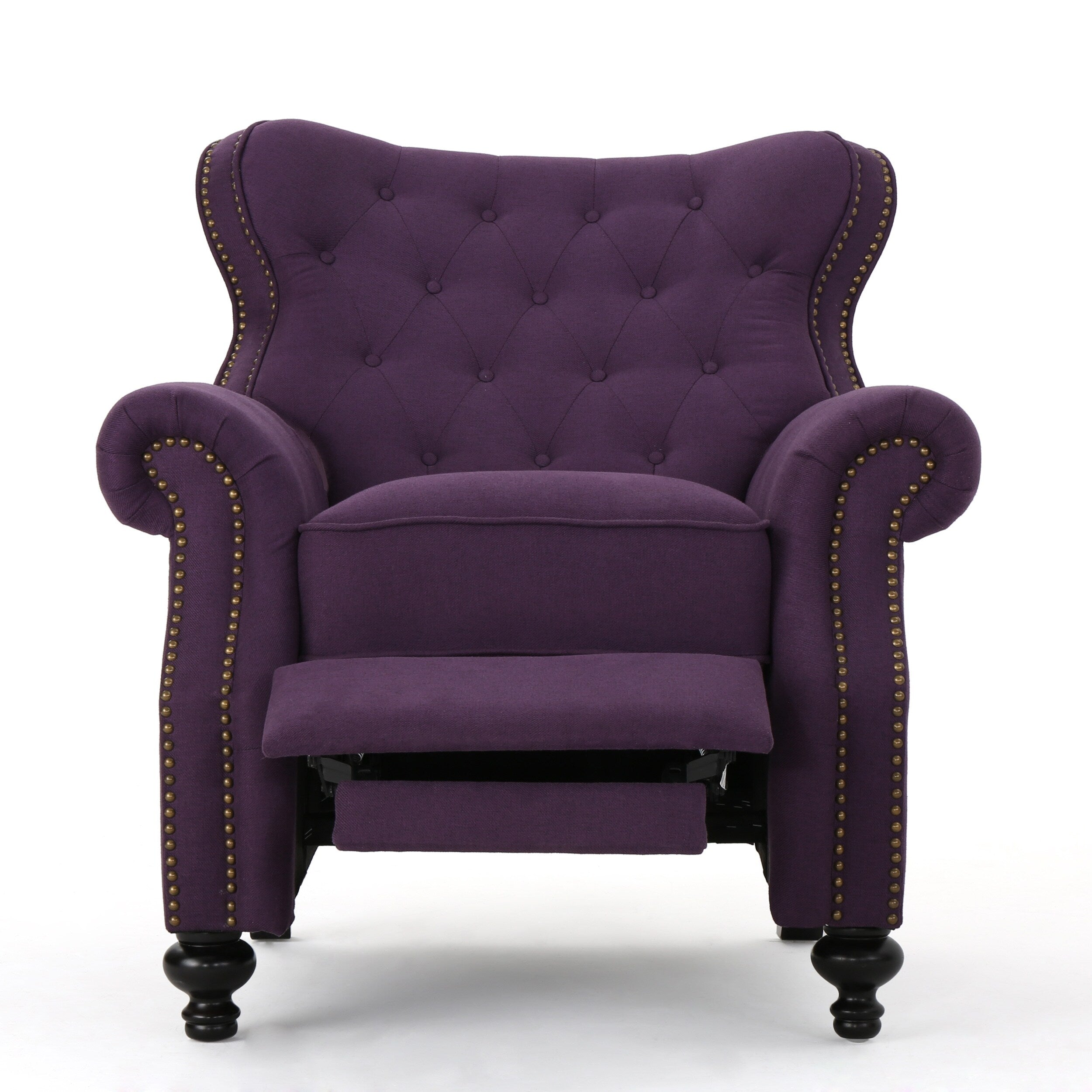 Fauteuil inclinable à dossier relevable avec accoudoirs roulés de Roomfitters, profitez d'un confort cocooning