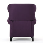 Fauteuil inclinable à dossier relevable avec accoudoirs roulés de Roomfitters, profitez d'un confort cocooning