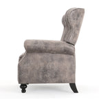 Fauteuil inclinable à dossier relevable avec accoudoirs roulés de Roomfitters, profitez d'un confort cocooning