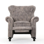 Fauteuil inclinable à dossier relevable avec accoudoirs roulés de Roomfitters, profitez d'un confort cocooning