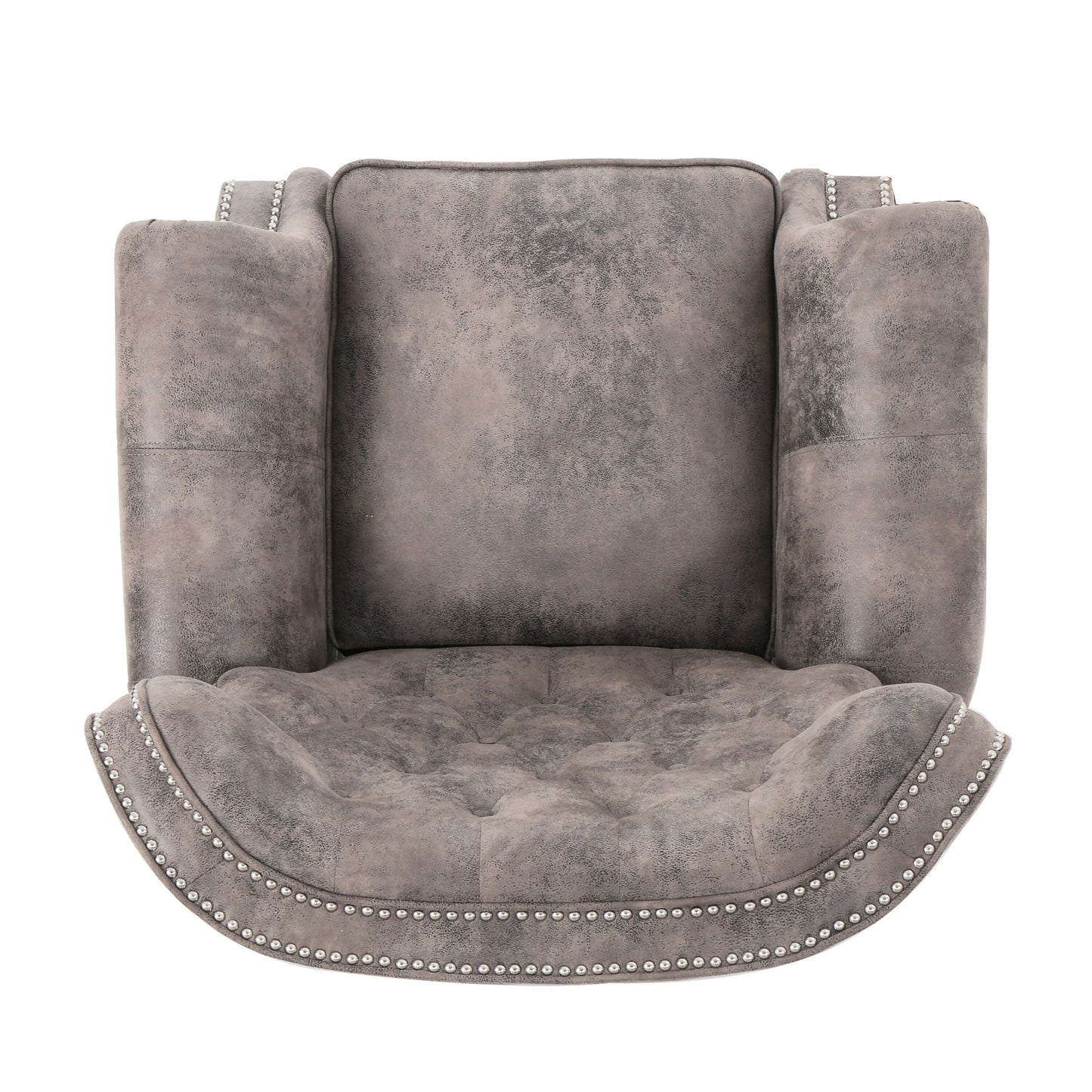 Fauteuil inclinable à dossier relevable avec accoudoirs roulés de Roomfitters, profitez d'un confort cocooning