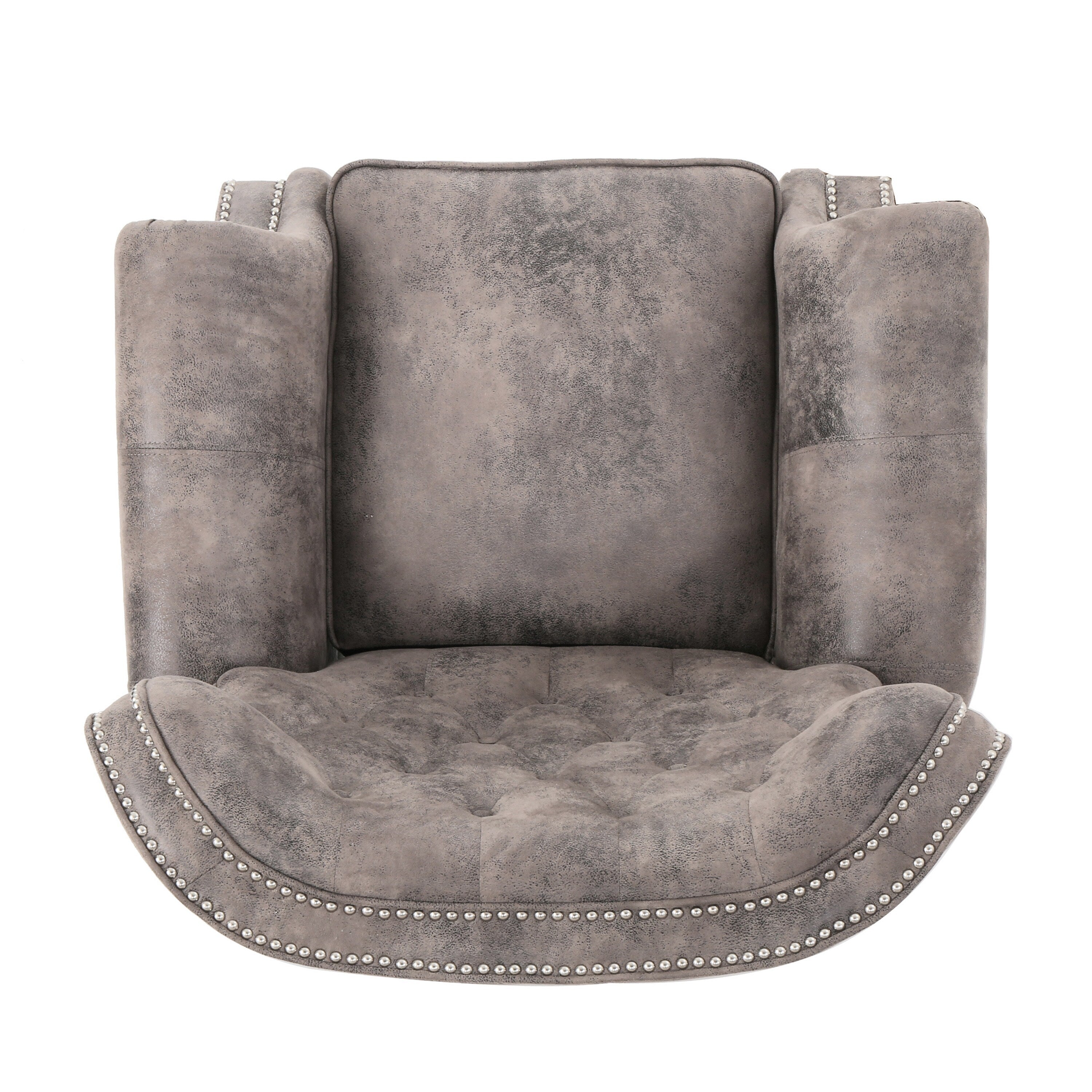 Fauteuil inclinable à dossier relevable avec accoudoirs roulés de Roomfitters, profitez d'un confort cocooning