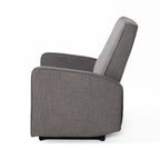 Causeuse capitonnée et rembourrée Roomfitters avec coussins confortables pour salon ou chambre, gris